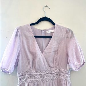 All in Favor Lilac Purple Baby Doll Dress.